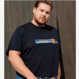 Whassup! Budweiser T-Shirt 2000 Brewery Fresh SS Vintage Y2K Blue Size 4-XL